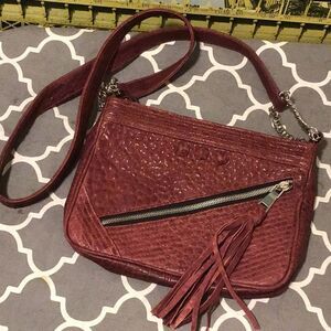 Treesje leather bag red